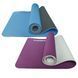 Коврик спортивный Toorx Yoga Professional TPE 183 х 60 х 0,6 см для йоги и фитнеса Burgundi/Perla (MAT-184) 931142 фото 2