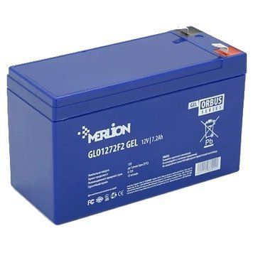 MERLION ORBUS GLO1272F2 12 V 7.2Ah Свинцево-кислотна акумуляторна батарея 99-10036466 фото