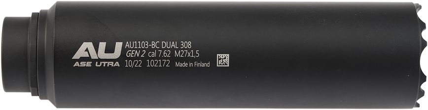 Саундмодератор Ase Utra DUAL Cerakote калибр .30 (308 Win) Резьба - M27x1,5 36740343 фото