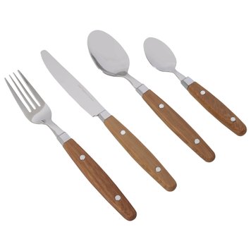 Набор столовых приборов Gimex Cutlery Nature 16 Pieces 4 Person Wood (6960904) DAS302016 фото