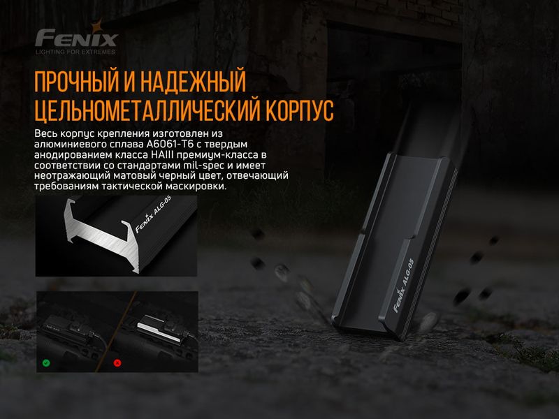 Кріплення на зброю для виносної кнопки Fenix ALG-05 73462 фото