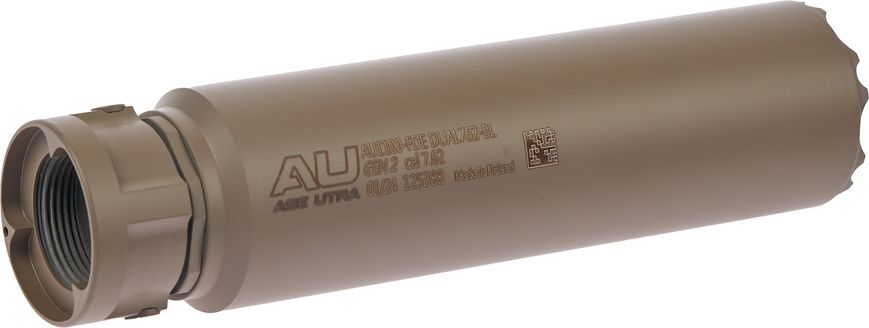 Саундмодератор Ase Utra DUAL762-BL GEN2 FDE, калібр 7,62 мм (308 Win) Різьба - BoreLock AU1100-FDE 36740515 фото