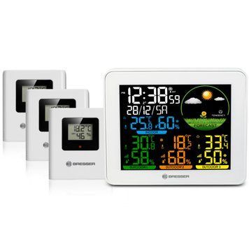 Метеостанція Bresser Colour Weather Station with 3 Sensors 9600028/13452 932127 фото