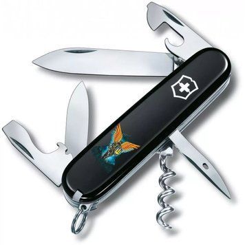 Швейцарский нож Victorinox Spartan Ukraine 91 мм Ангел ВСУ (1.3603.3_T1061u) V77553029 фото