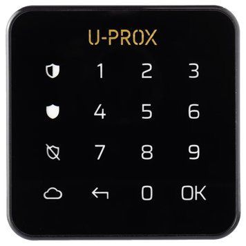 U-Prox Keypad G1 Black Бездротова сенсорна клавіатура для однієї групи 99-00013657 фото