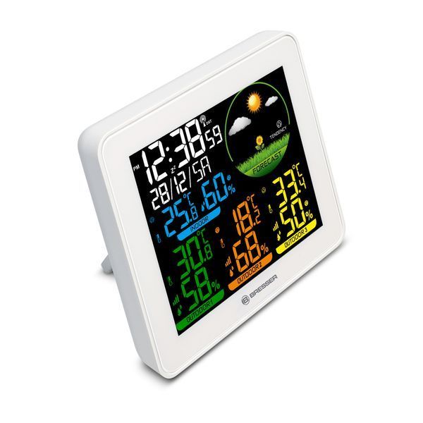Метеостанція Bresser Colour Weather Station with 3 Sensors 9600028/13452 932127 фото