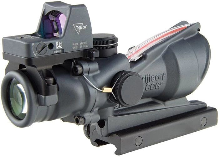 Комплект Trijicon приціл оптичний ACOG 4x32 BAC і приціл колліматорний RMR 3,25 МОА TA31-D-100587 5003411 фото