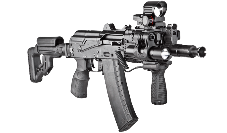 Цевье тактическое FAB Defense для AK 74У, 4 планки, черная KPRB 7000452 фото