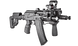 Цевье тактическое FAB Defense для AK 74У, 4 планки, черная KPRB 7000452 фото 2