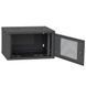 IPCOM 6U 600x450 Шафа телекомунікаційна двері перф (чорна) 99-00017721 фото 2