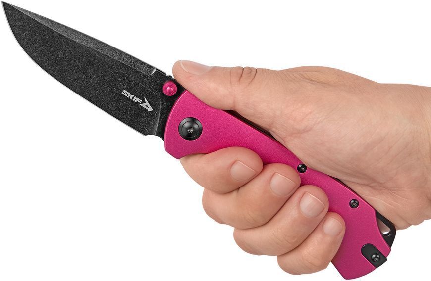 Ніж Skif Frontier Jr D2 Aluminium Pink UL-005JALBSWPN 17650551 фото