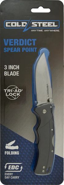 Нож Cold Steel Verdict SP Black CS-FL-C3SPSSZ 12601620 фото