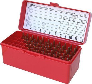Коробка MTM RM-60 на 60 патронів калібр 222-250 Rem; 243 Win; 7,62x39; 308 Win Червона RM-60-30 17730472 фото