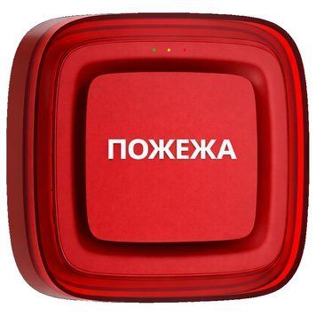 Ajax EN54 FireProtect (Sounder/VAD) red пожежний світлозвуковий "ПОЖЕЖА" Cповіщувач 99-10034552 фото