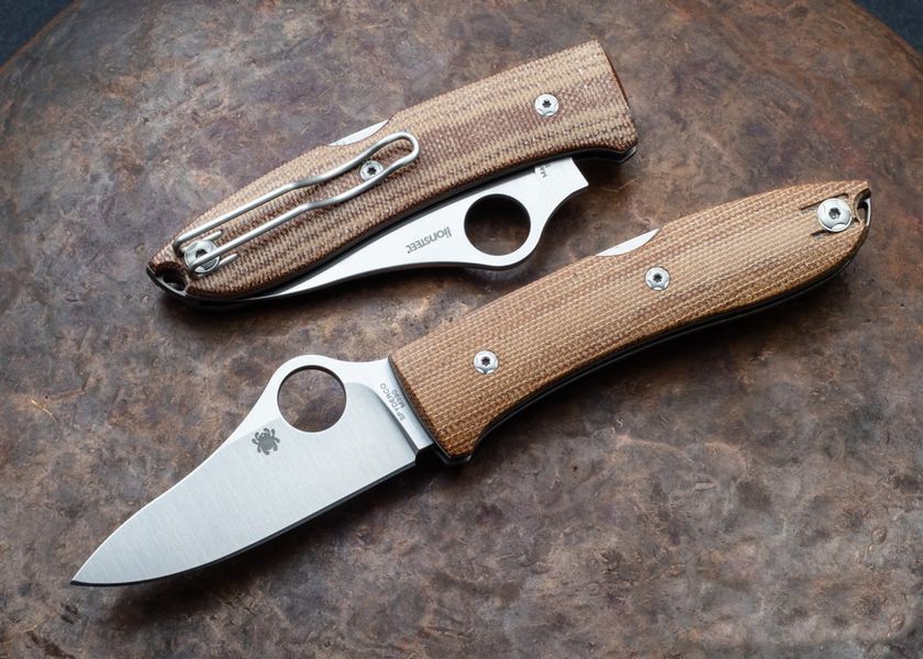 Ніж Spyderco Spyopera Коричневий Мікарта C255CMP 871434 фото