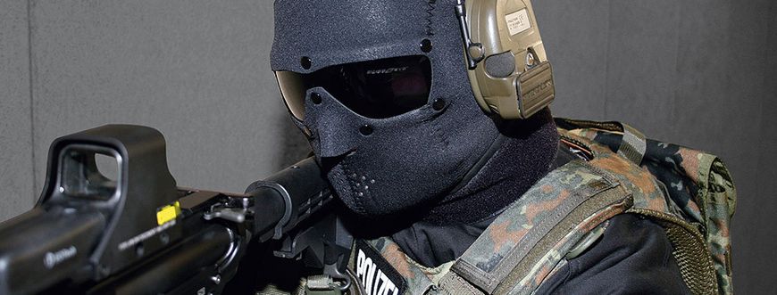 Маска-шлем Swiss Eye S.W.A.T. Mask Pro. Материал - неопрен. чорний 23700576 фото