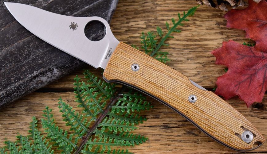 Ніж Spyderco Spyopera Коричневий Мікарта C255CMP 871434 фото