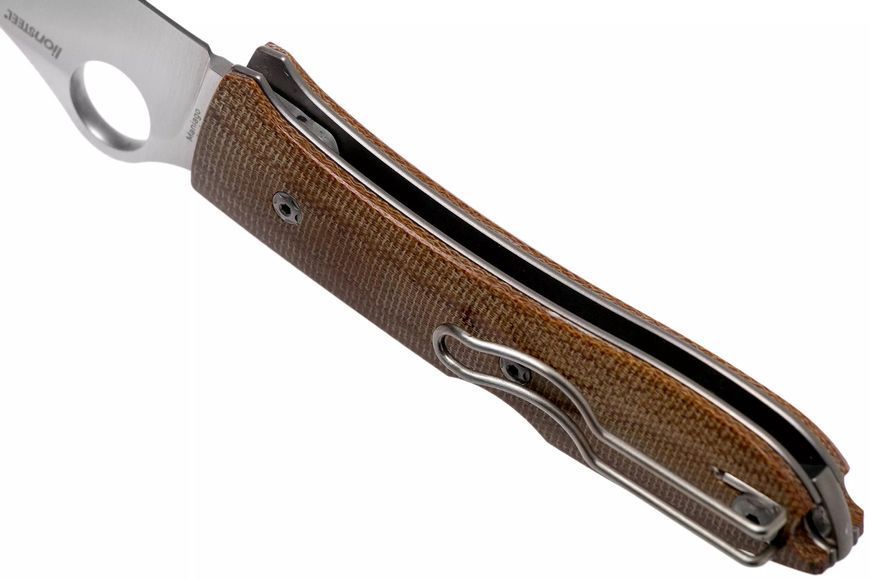 Ніж Spyderco Spyopera Коричневий Мікарта C255CMP 871434 фото