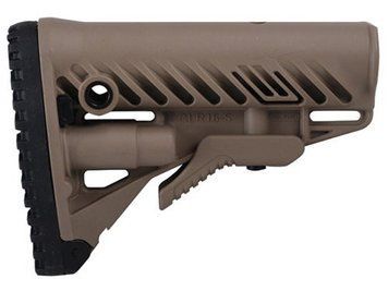 Приклад телескопический FAB Defense для AK 47, песочный, полимер. RBTK47FK+GLR16 7000455 фото