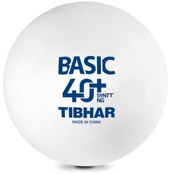 М'ячі для настільного тенісу Tibhar Basic 40+ SYNTT NG 6 шт (85511200) 931890 фото