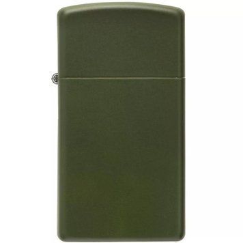 Запальничка Zippo 1627 Slim Green Matte - вузька 77890040 фото