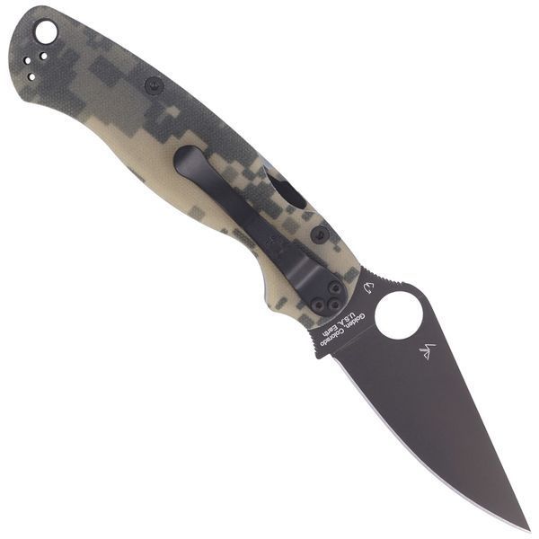 Нож Spyderco ParaMilitary 2 Camo Black Blade CPM-S45VN C81GPCMOBK2 870156 фото