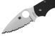 Нож Spyderco Chaparral CTS XHP FRN Gray Серрейтор C152SGY 871653 фото 4
