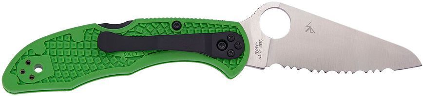 Ніж Spyderco Salt 2 LC200N Green Cеррейтор C88FSGR2 871467 фото