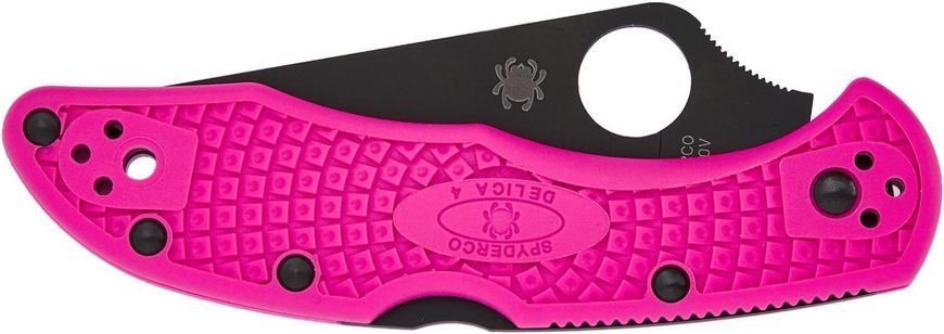 Ніж Spyderco Delica 4 Pink Blake Blade CPM-S30V C11FPPNS30VBK 871470 фото