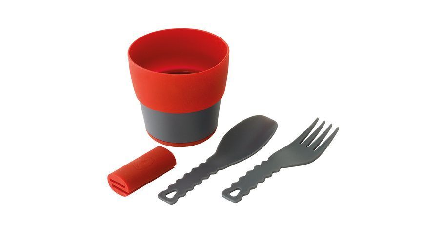 Набір туристичного посуду Robens Leaf Meal Kit Fire Red (690276) 929209 фото