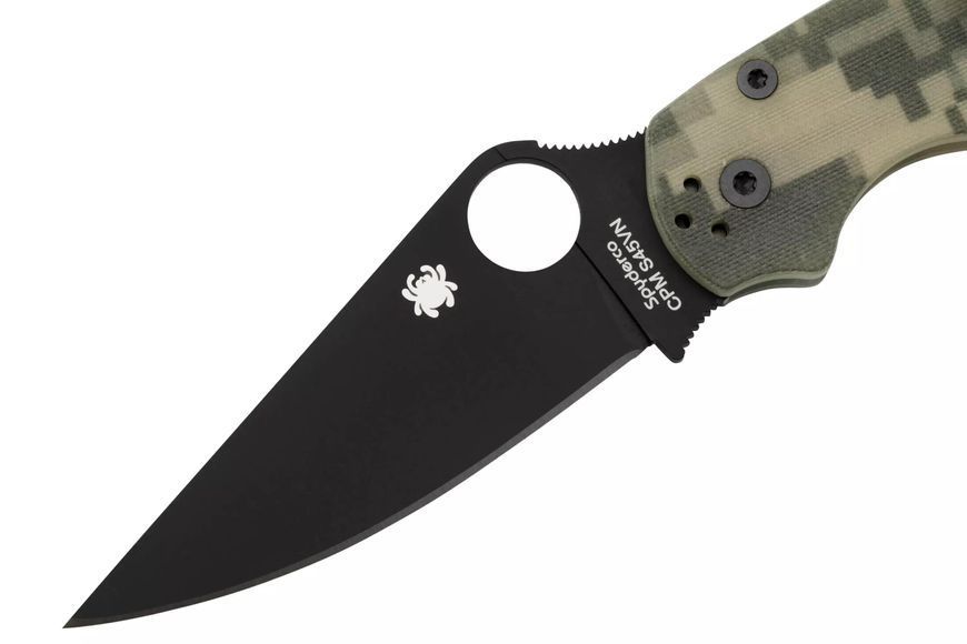 Нож Spyderco ParaMilitary 2 Camo Black Blade CPM-S45VN C81GPCMOBK2 870156 фото
