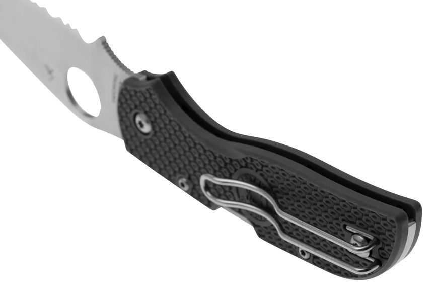 Нож Spyderco Chaparral CTS XHP FRN Gray Серрейтор C152SGY 871653 фото