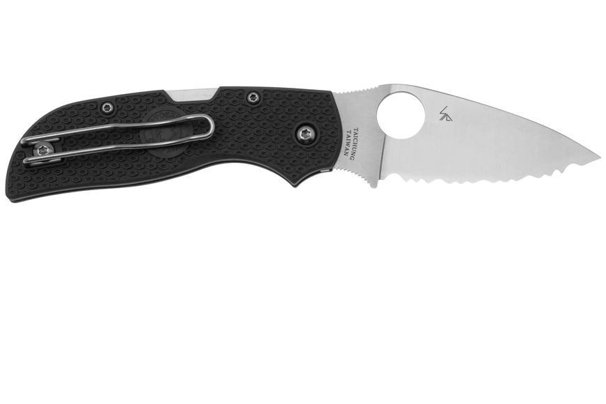 Нож Spyderco Chaparral CTS XHP FRN Gray Серрейтор C152SGY 871653 фото